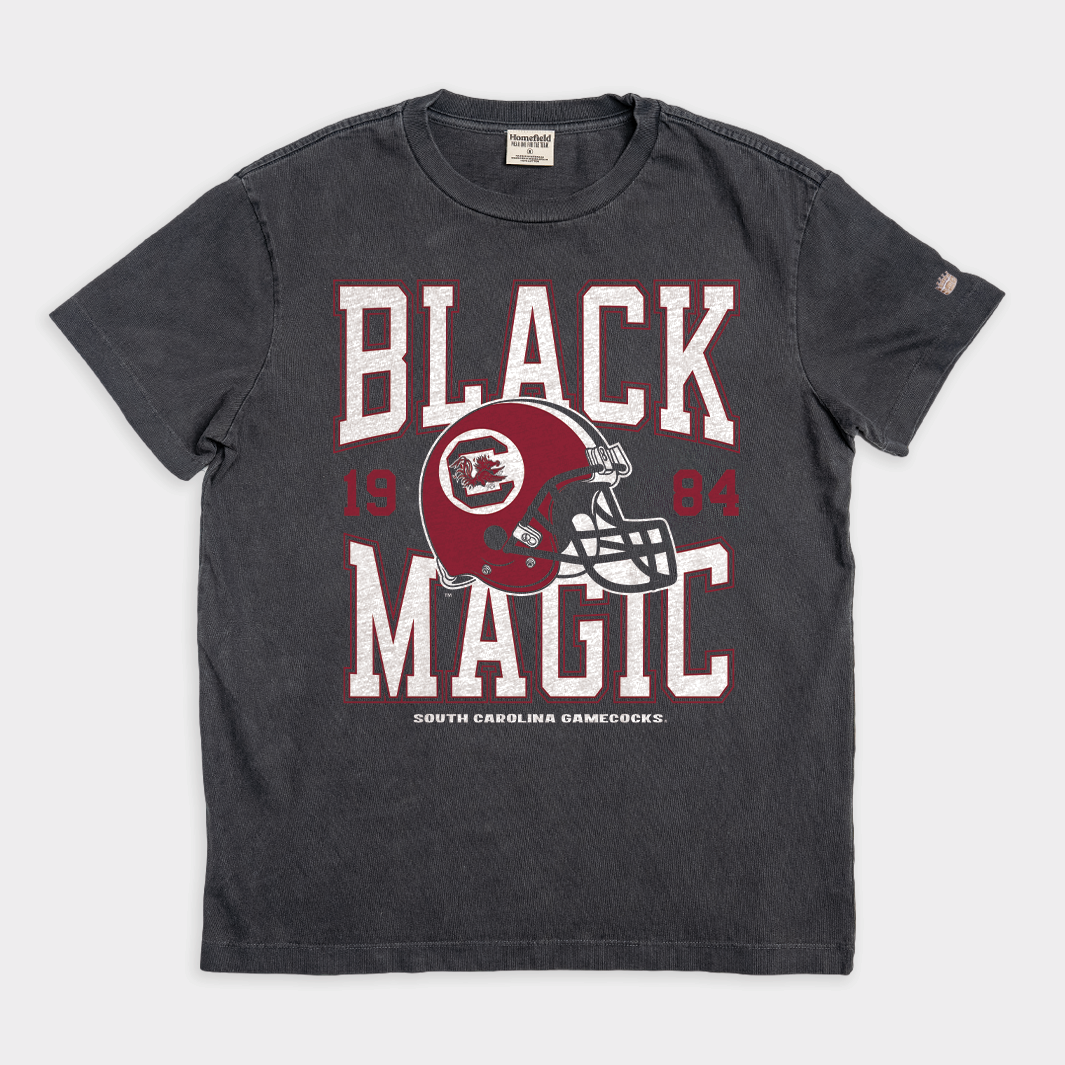 Gamecocks Football "Black Magic" 1984 Vintage Heavyweight Tee
