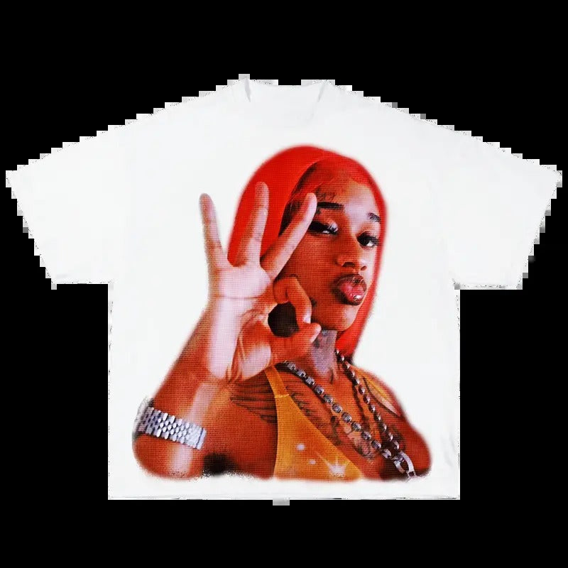 SEXY REDDD TEE, Graphic Tee Iconic Style for Rap Fans
