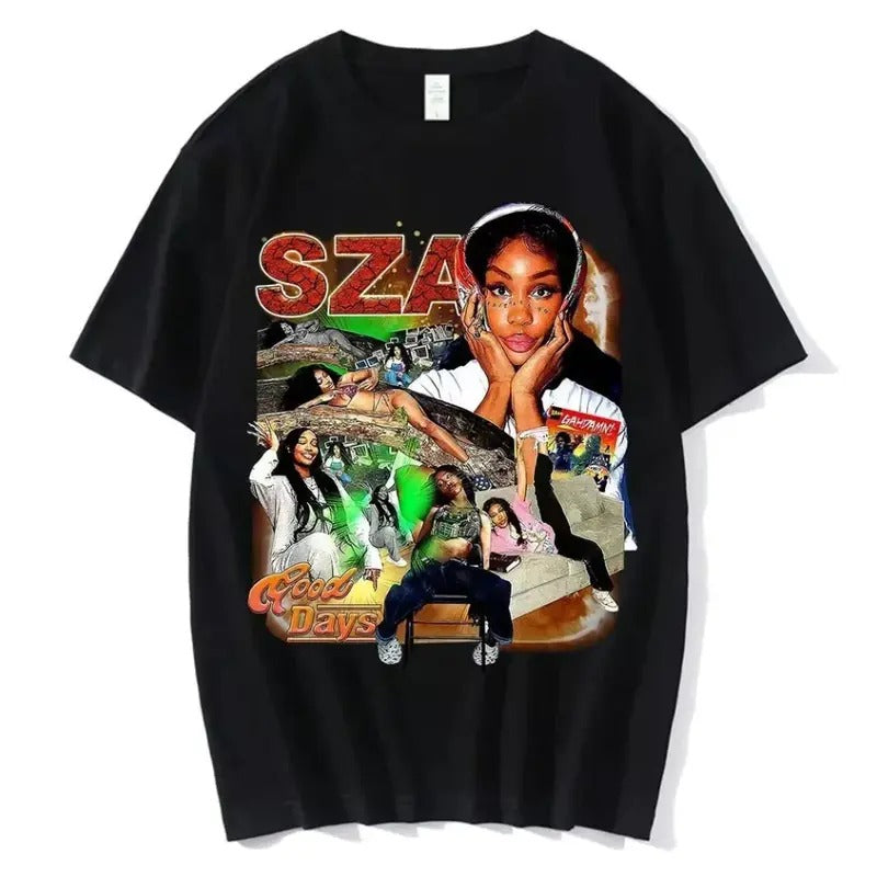 SZA Graphic Men T-shirts Fashionstyle{n002}2