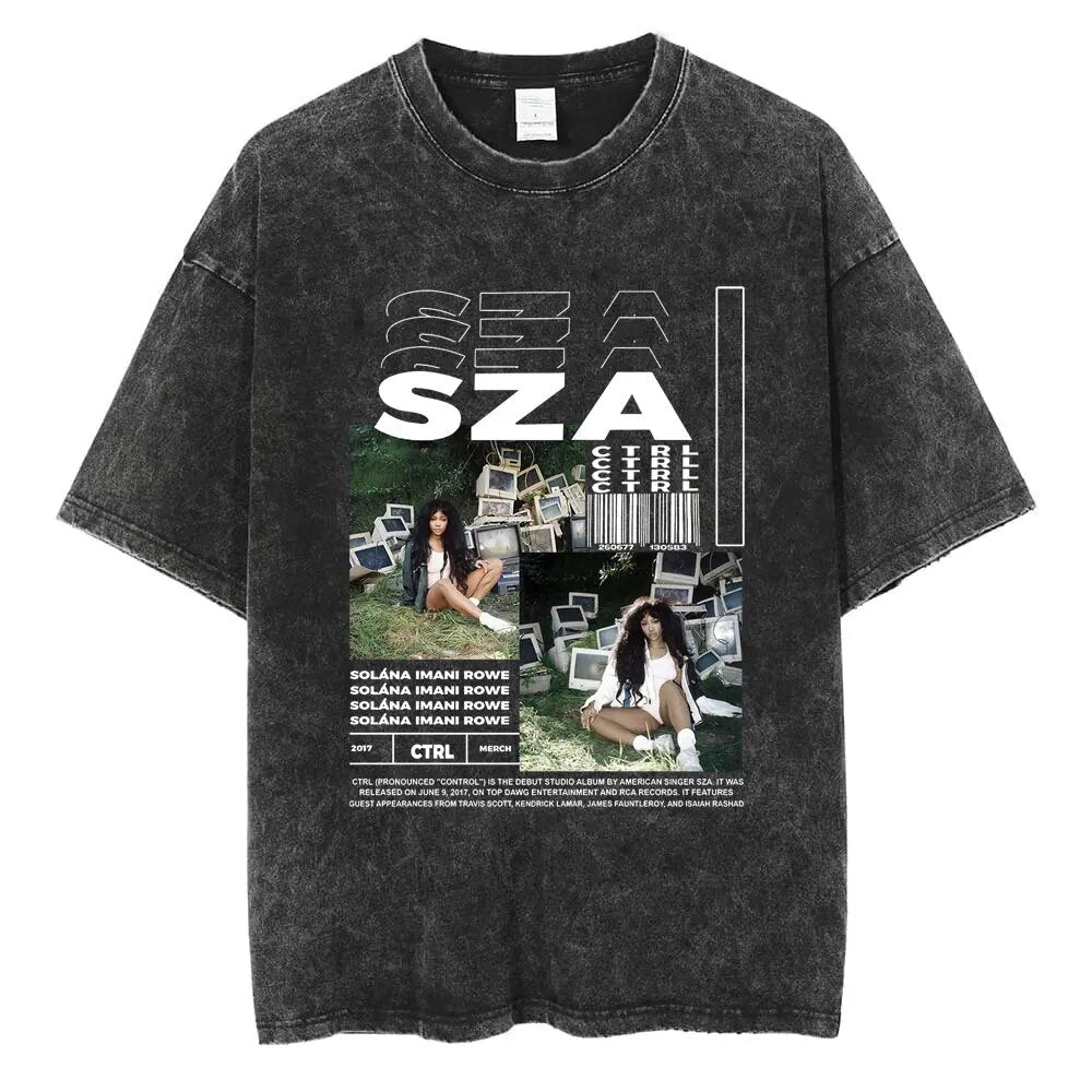 SZA Vintage T-shirt Style001