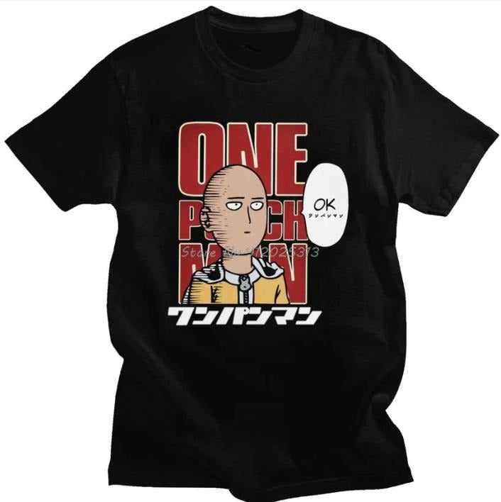 Saitama Vintage T-Shirt, Anime Manga Unisex T-Shirt, Gift For Him Menswear Top