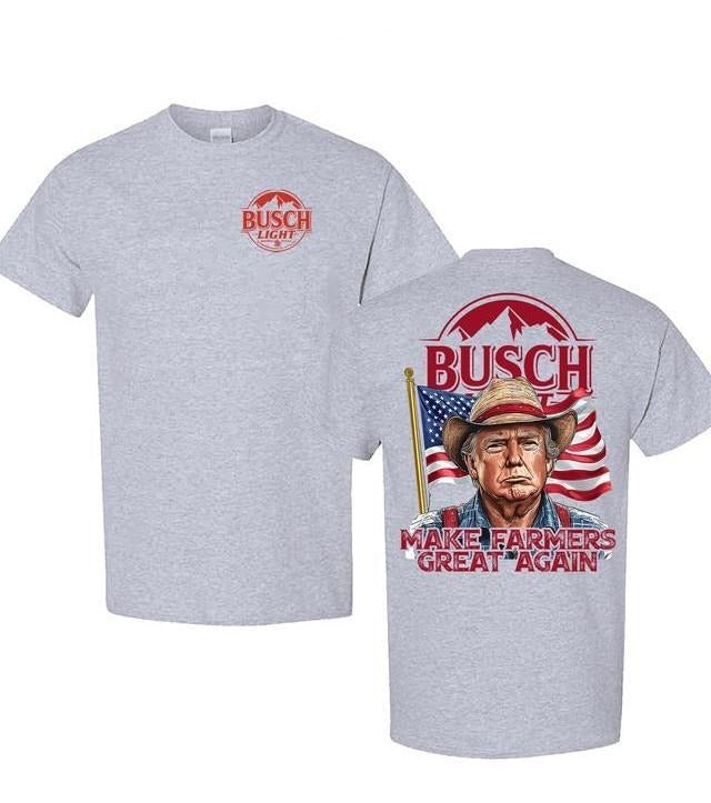 Sale Up To 65% Busch Light T-Shirt,-sweatshirt-hoodie Make Farmers Great Again Tee, Vintage Beer Shirt for Patriotic Beer Lovers, tshirt hot trend