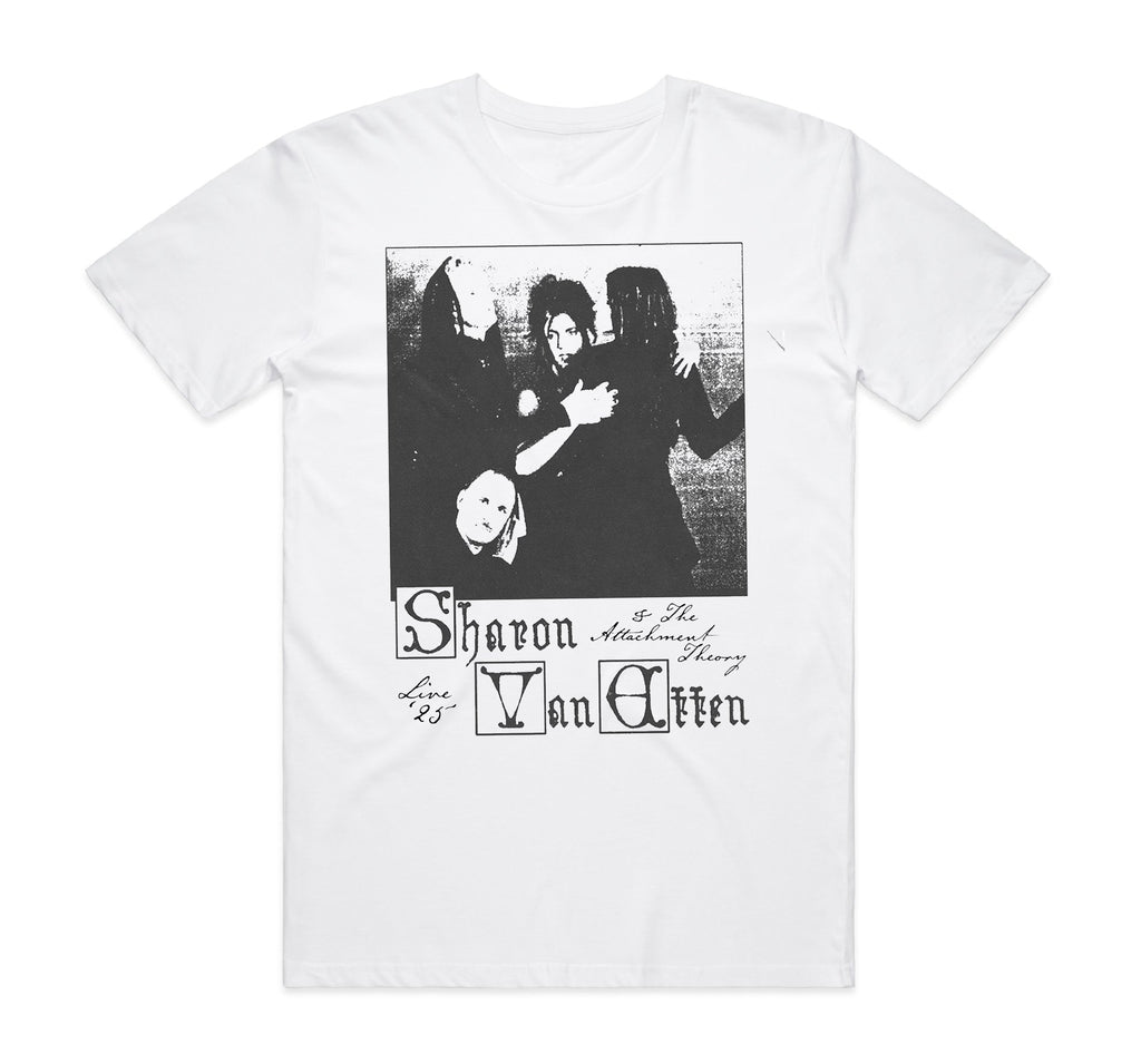 Sharon Van Etten & The Attachment Theory White Tour T-Shirt