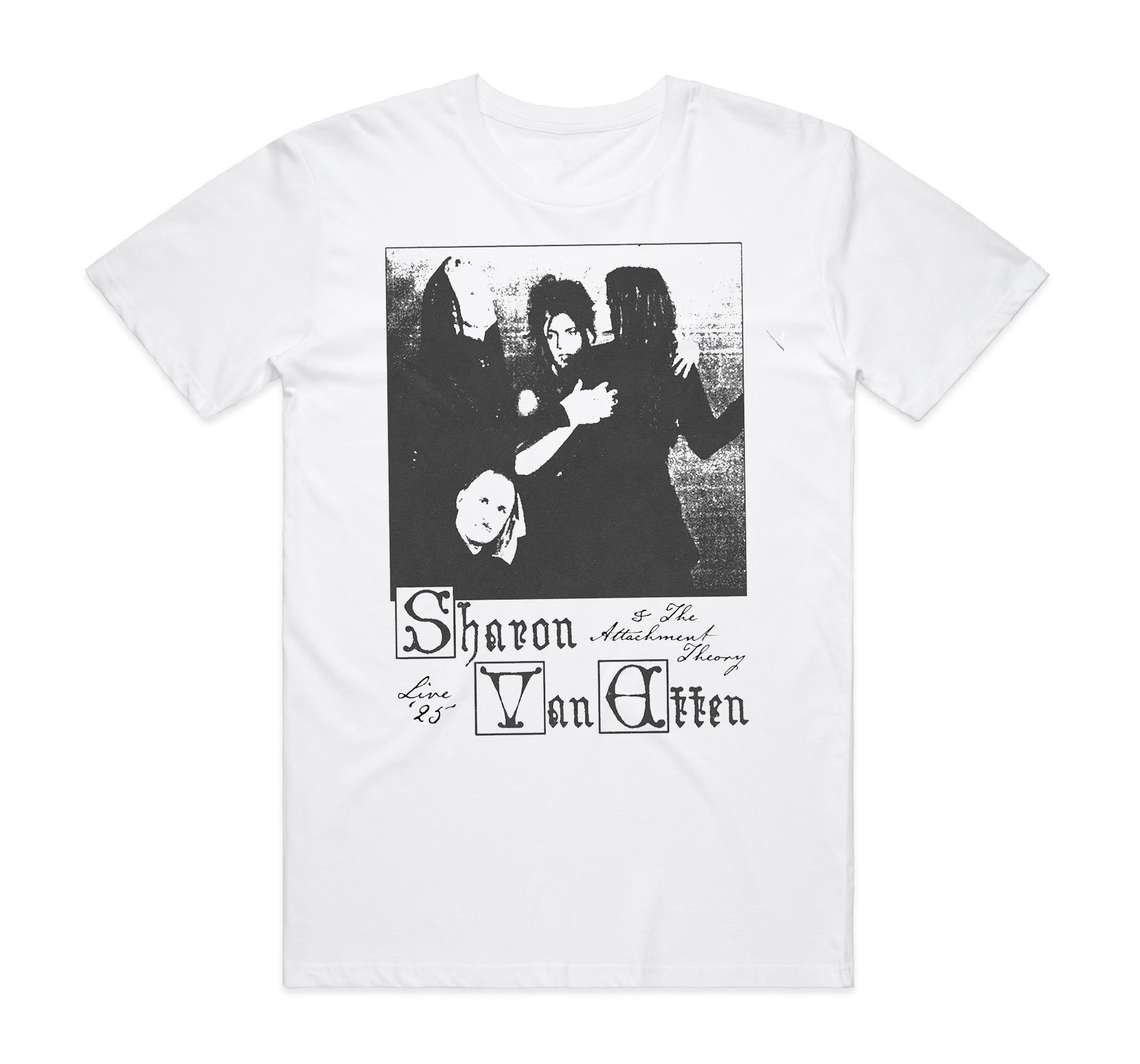 Sharon Van Etten & The Attachment Theory White Tour T-Shirt