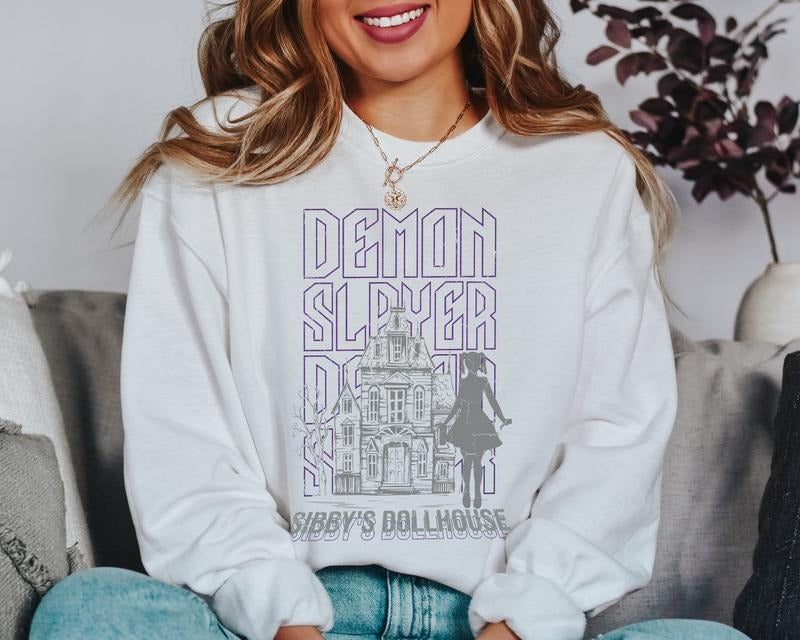 Sibby's Dollhouse Sweatshirt, Santa's Affair Hoodie, HD Carlton Haunting Adeline Booktok Unisex Soft Comfort Crewneck Pullover Long Sleeves Graphic Fabric Sweater