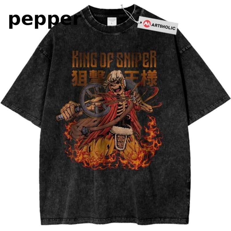 Skeleton Usopp Shirt, One Piece Shirt, Anime Shirt, Vintage Tee