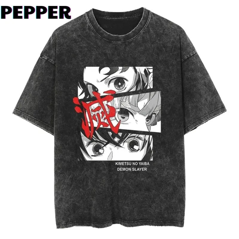 "Slayer" Vintage Washed Shirt Menswear Top Underwear Tshirt