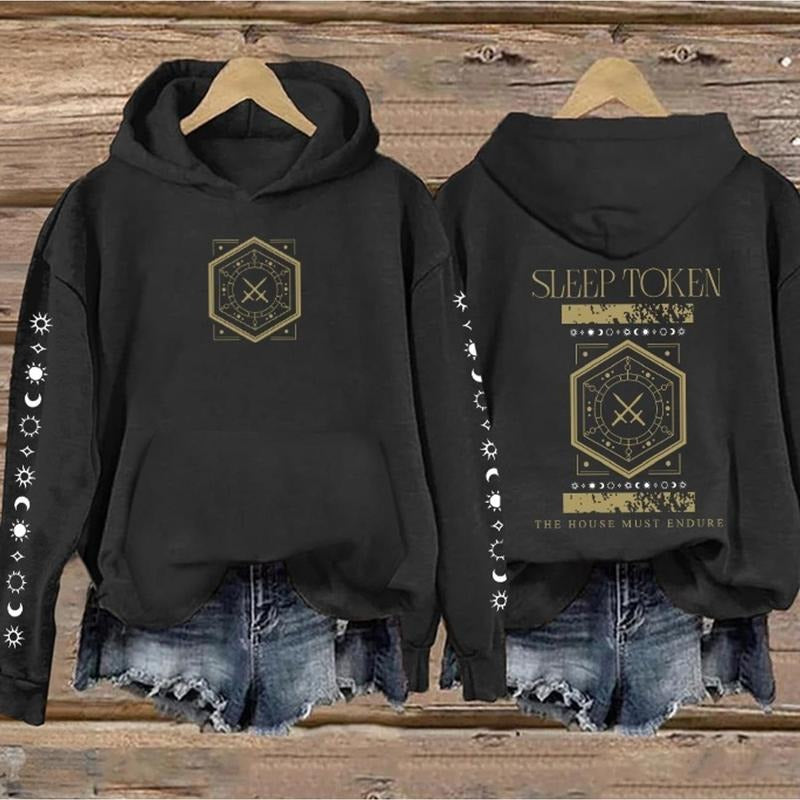 Sleep Token - THE HOUSE MUST ENDURE Print Vintage Sweatshirt - Hoodie, Gift For Fan Sleeves With Designs 4ED
