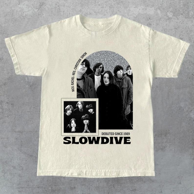 Slowdive shirt, Slowdive t shirt, Slowdive Tour 90s Vintage Shirt, Slowdive Merch, Slowdive Tour Shirt, Souvlaki Album Music T-Shirt
