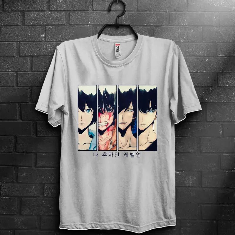 Solo Leveling Anime Lovers Cotton Menswear Top Relaxed Fit Hoodie Sweatshirt - Crewneck, Streetwear