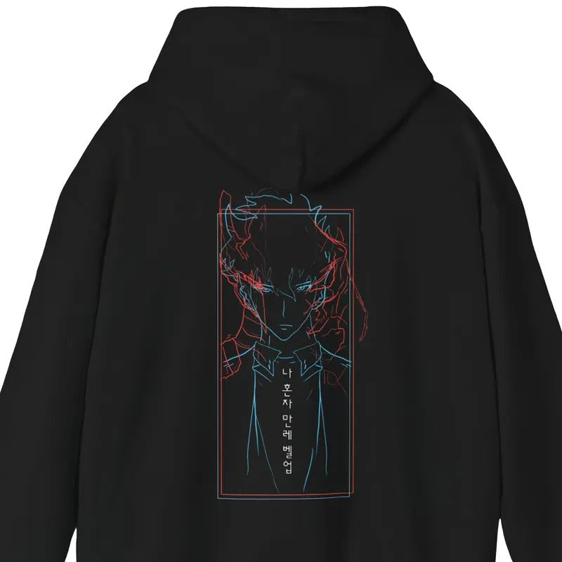 Solo Leveling Hoodie Sung Jin Woo Solo Leveling Sung Jin Woo Sung Jinwoo Solo Leveling Anime Solo Leveling Manga Solo Leveling Merch