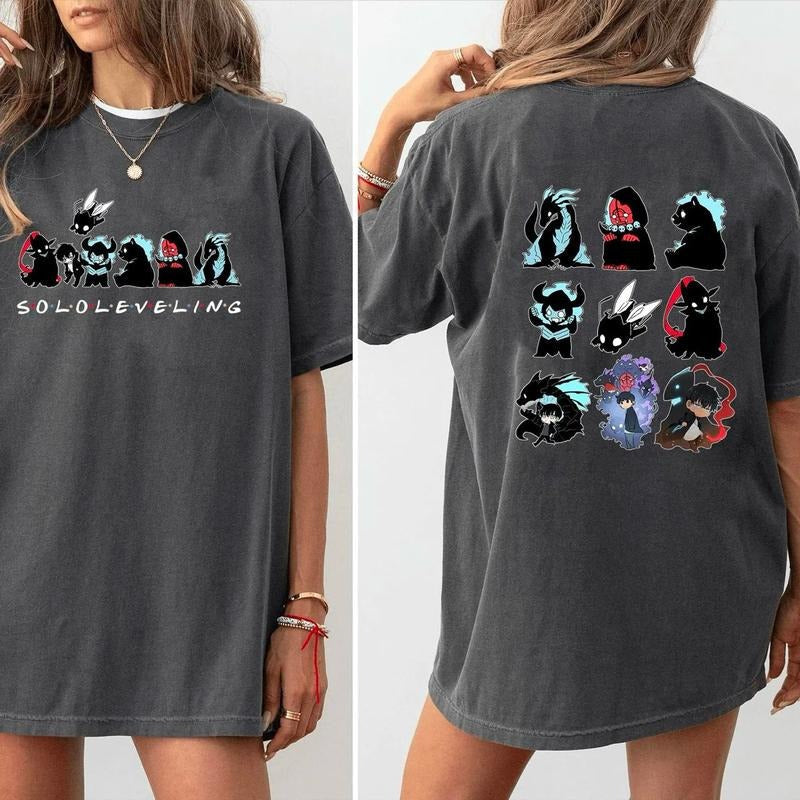 SoloLeveling Shirt, Anime Sweatshirt, Anime Shirt, Anime Fan Sweater, Manga Merch, Japanese Manga Tshirt
