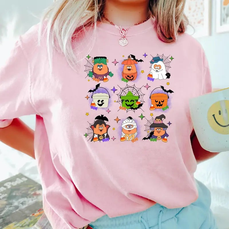 Spooky Nuggets Meal Bucket unisex  TShirt - Funny Halloween T-Shirt -  Trendy Halloween