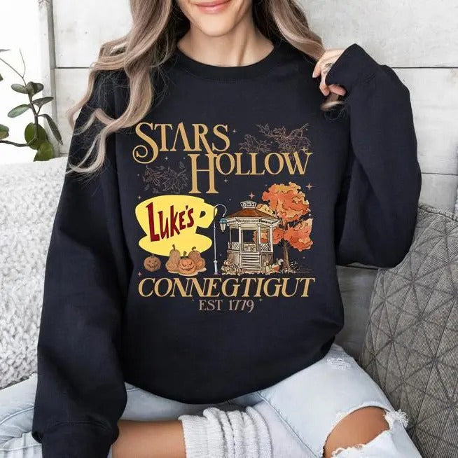 Stars Hollow Sweatshirt, Luke's Diner Gilmore Girl Eras, Dragonfly Inn Sweaters, Sweatshirt hot trend 2025, sweatshirt besst selling, sweatshirt hot trend