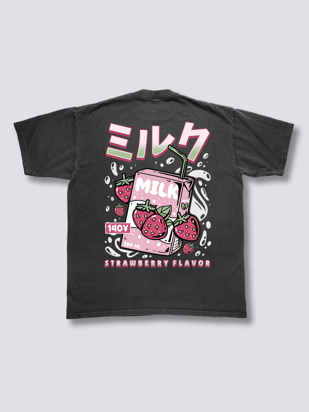 Strawberry Milk Back Vintage T-Shirt