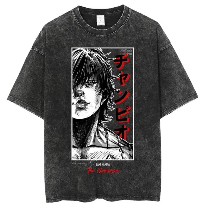 Strongest Man Alive Vintage Graphic Tee, Unisex Gym Manga Shirt Sweatshirt, Hoodie, Comfort Colors