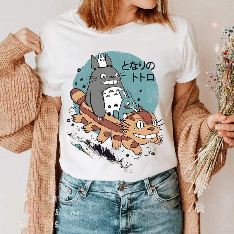 Studio Ghibli Cute Anime Unisex Shirt Sweatshirt, Hoodie, Comfort Colors