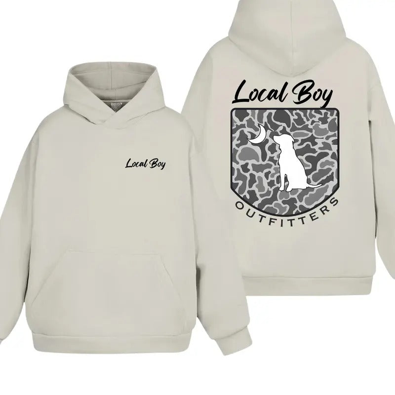 Local Boy Classic Camouflage 2 Sides Hoodie/Sweatshirt/T-Shirt, For Men, For Women - Unisex Style, 100% Cotton, Pullover