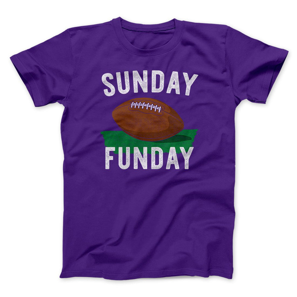 Football Sunday Funday Funny Men/Unisex T-Shirt