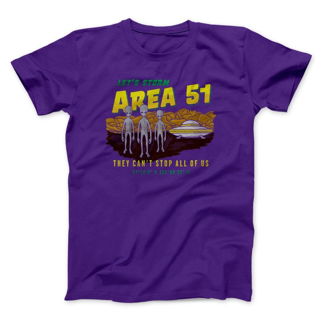 Let's Storm Area 51 Funny Men/Unisex T-Shirt