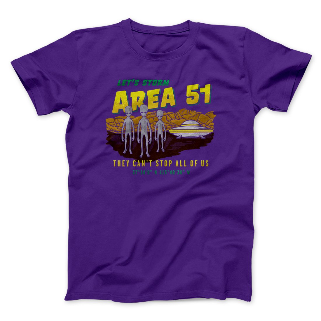 Let's Storm Area 51 Funny Men/Unisex T-Shirt