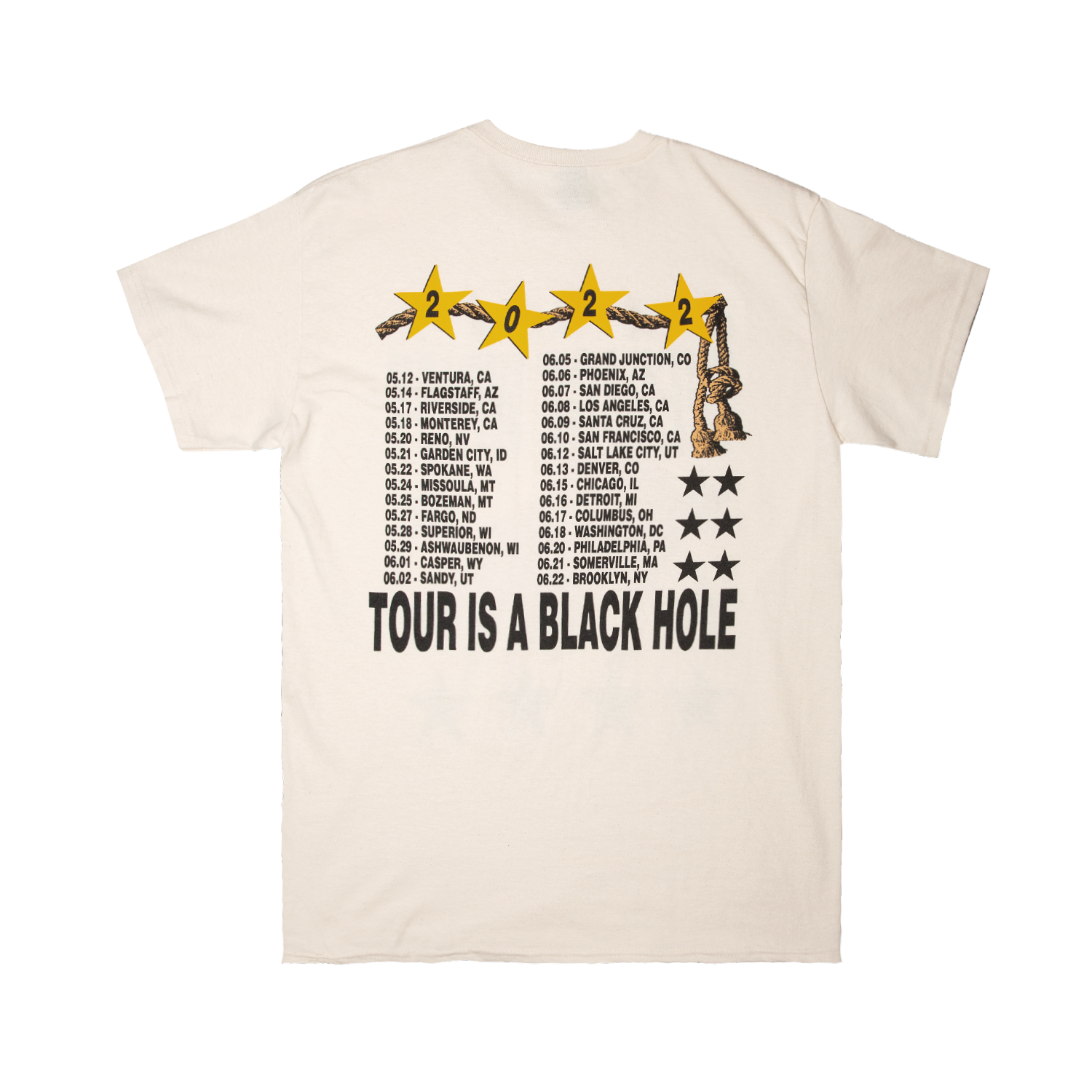 Teenage Wrist - Tour is a Black Hole Tee