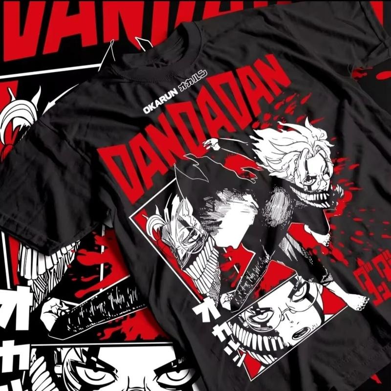 Takaken Okarun Heavy Oversized Unisex Anime T-Shirt | Dandadan Sweatshirt | Streetwear | Solo LVL | Best Holiday Gift