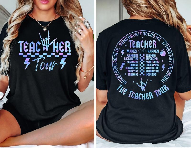Teacher Shirt Teacher Tour Shirt Team Teacher Shirts Back To School Shirt Teacher Gift Kindergarten Teacher Shirt Elementary School Latarshia Grant