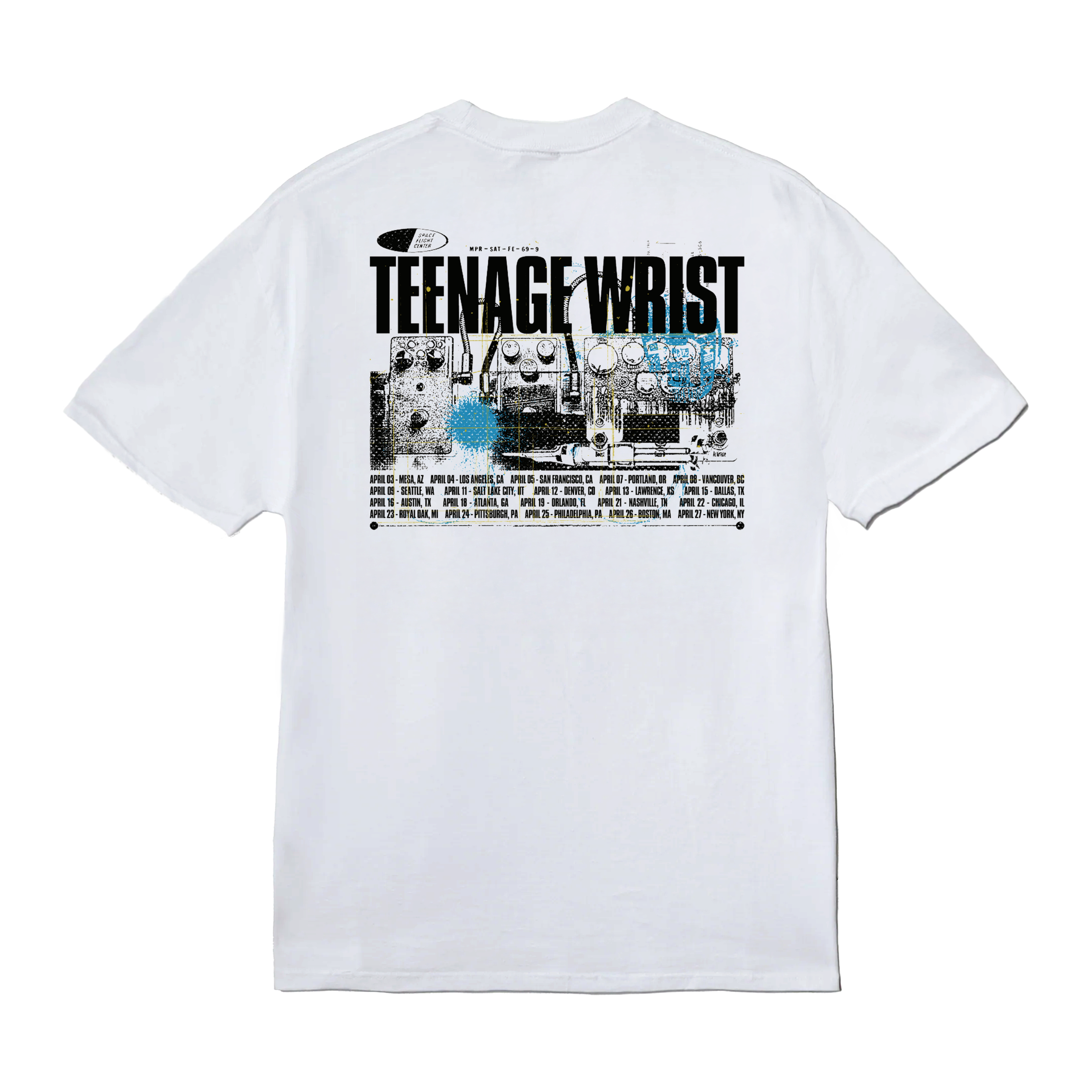 Teenage Wrist - 2025 Tour Dates Tee