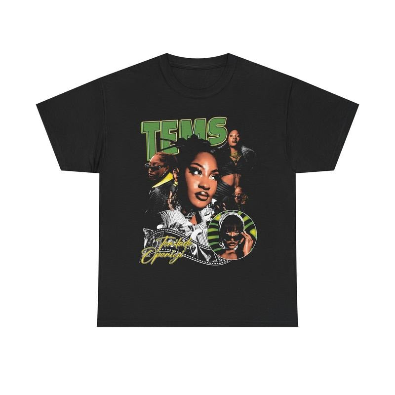 Tems Inspired 90s Vintage RNB Fan Shirt, Retro Streetwear Tee, Classic Graphic Print