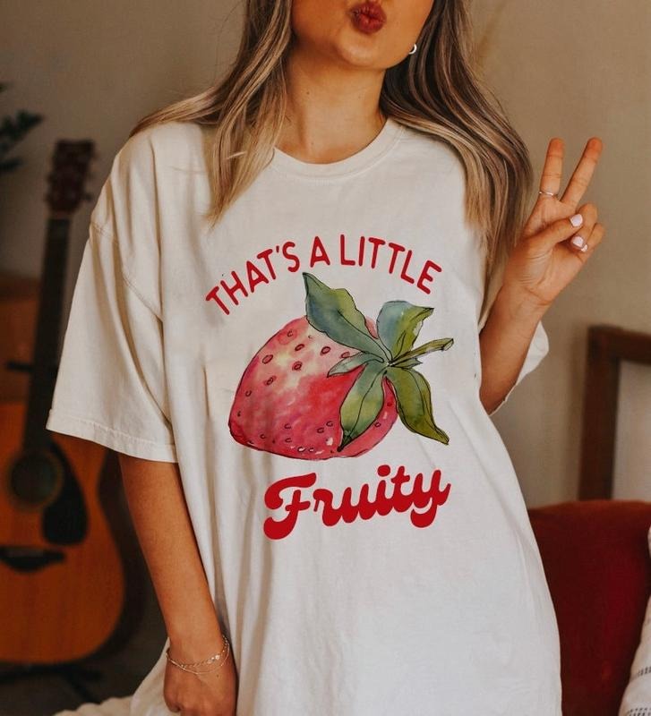 That's a little fruity shirt | fruity shirt | strawberry cottagecore shirt | strawberry aesthetic | lesbian shirt | funny lesbian shirt  T-shirt, sweater and Hoodie