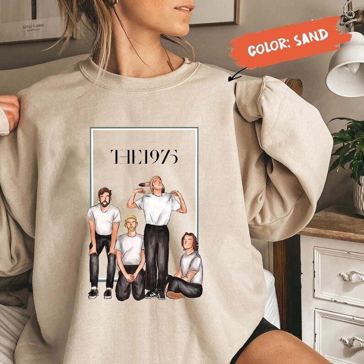 The 1975 North America Tour Sweatshirt, Retro Music Band Tribute