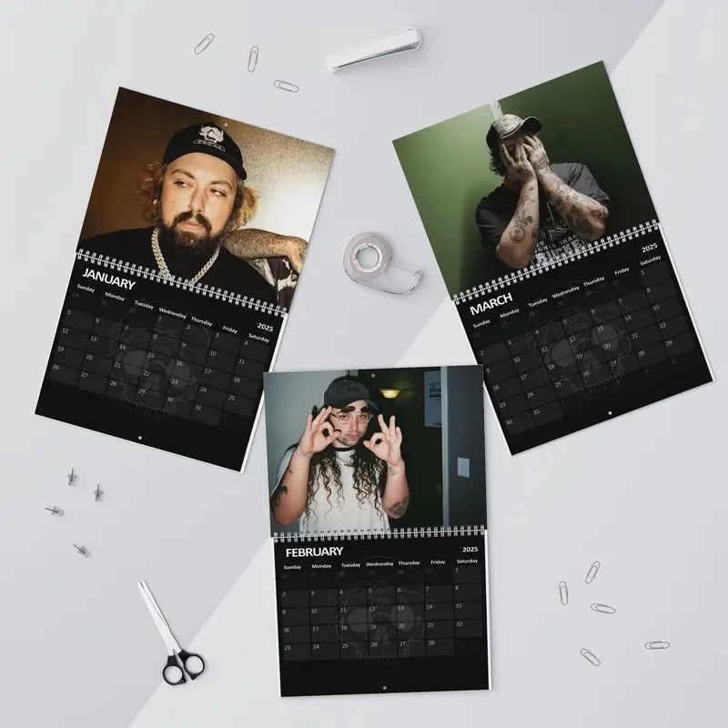 The Boys Wall Calendar, G 59 Home Decor, New Year 2025 Calendar, Ruby And Scrim New Calendar Gift For Fans, 2025 Gift