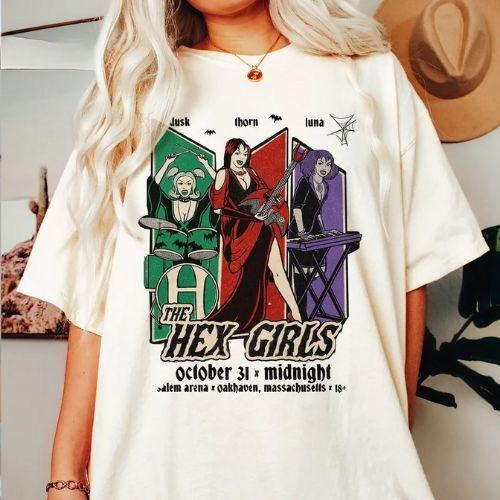The Hex Girls Rock Band Music T-Shirt, The Hex Girls Shirt, Hex Girls 2023 Tour Shirt, Unisex T-Shirt, For Men Women Comfort Top