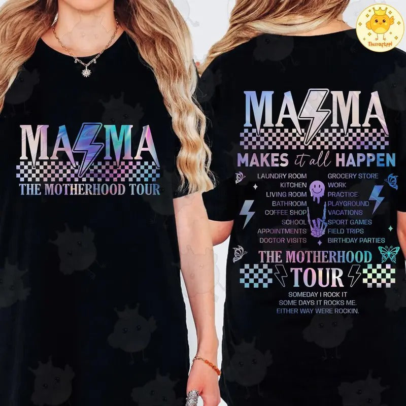 The Motherhood Tour Shirt, Some Days I Rock It shirt, Mama Tour shirt, Mother's Day gift