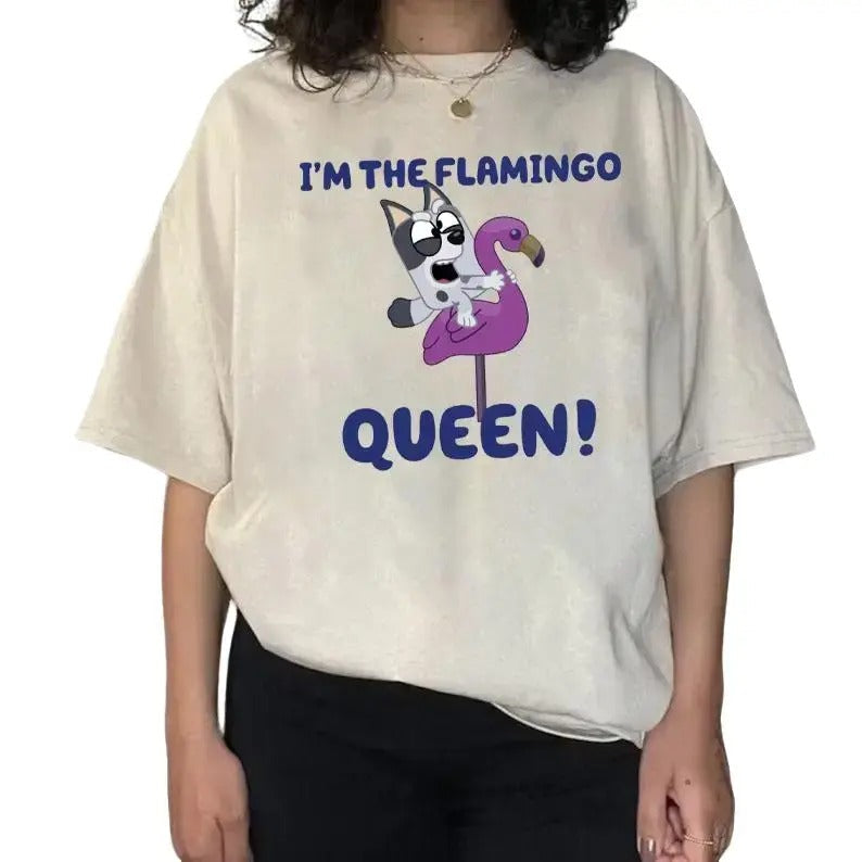 The Muffin Shirt, Im The Flamingo Queen Shirt, Crewneck Sweatshirt, Hoodie, Sale muffin Graphics tee