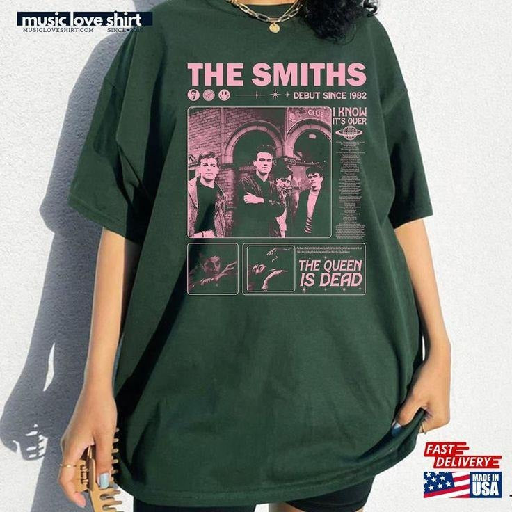 The Smiths T-Shirt Retro Rock Band Tshirt Classic