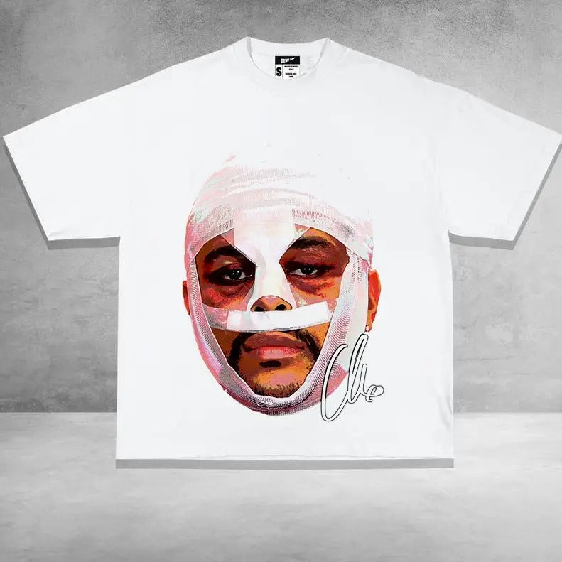 TheWeekndd T-shirt Halloween Big face Graphic tee