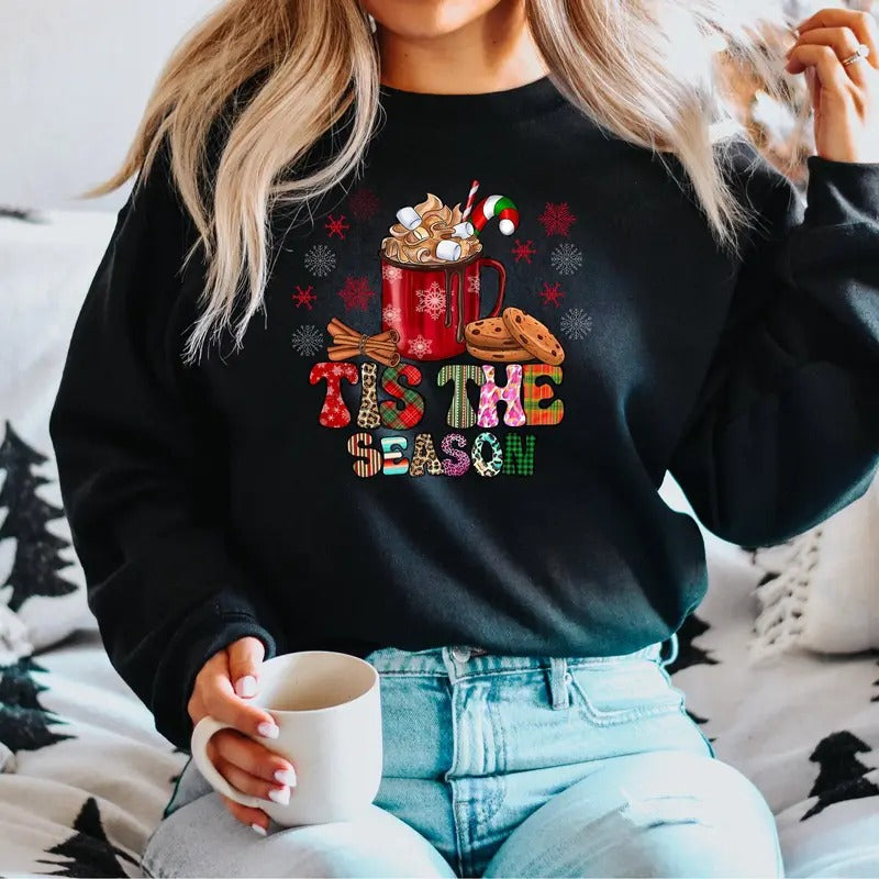 Tis The Season Christmas Shirt, Retro Christmas Shirts, Christmas Gifts, Christmas Shirt, Vintage Christmas Shirt, Funny Christmas Shirt