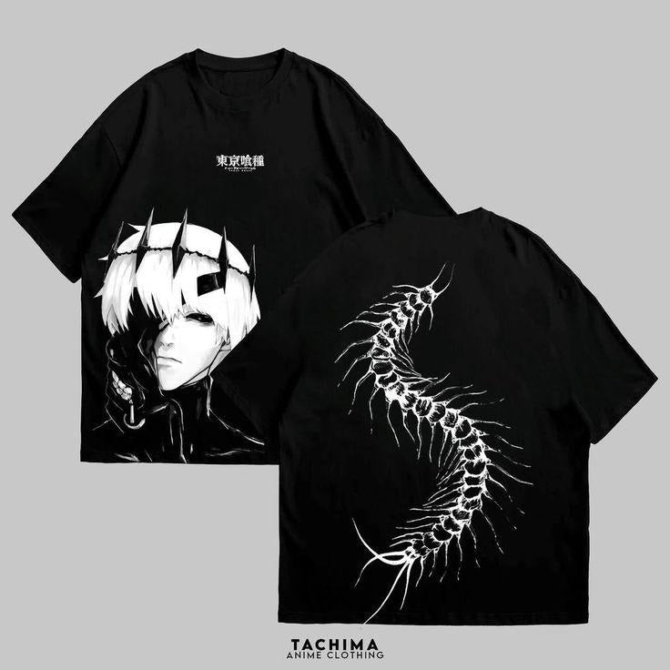 Tokyo Ghoul Ken Kaneki Men's & Big Men's Graphic Tee Shirt | Tokyo Ghoul Anime Ken Vintage Oversized T-Shirt