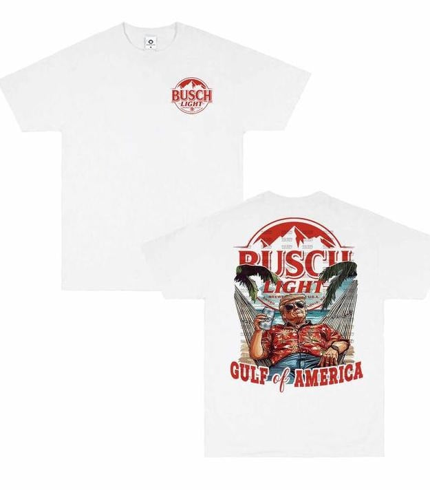 Trump Gulf Of America Busch Light Shirt For Men - For Women, Maga Trump Fan Sweatshirt, Funny Trump Gift Hoodie, Casual Cotton Top