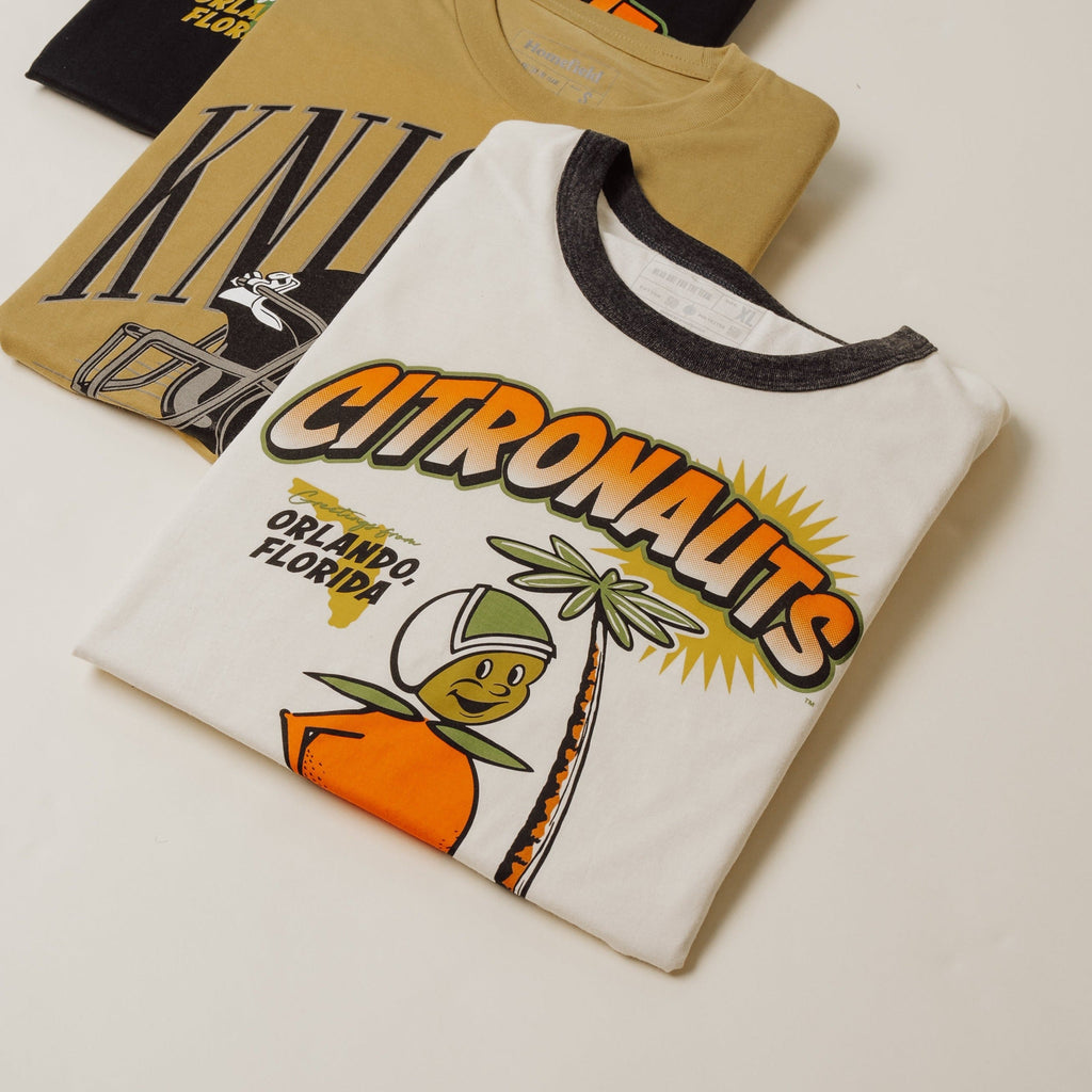 Vintage UCF FTU Citronauts Ringer Tee Style001