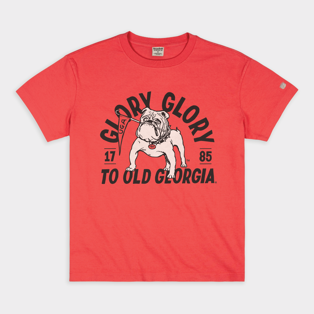 UGA Bulldogs Rally Song Vintage Heavyweight Tee Style001