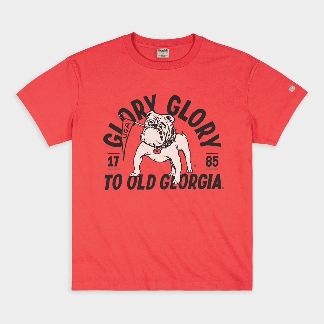 UGA Bulldogs Rally Song Vintage Heavyweight Tee Style001