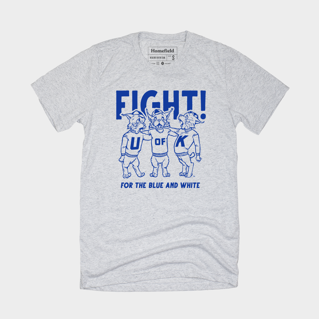 Vintage UK "Fight for the Blue and White" Tee Style001