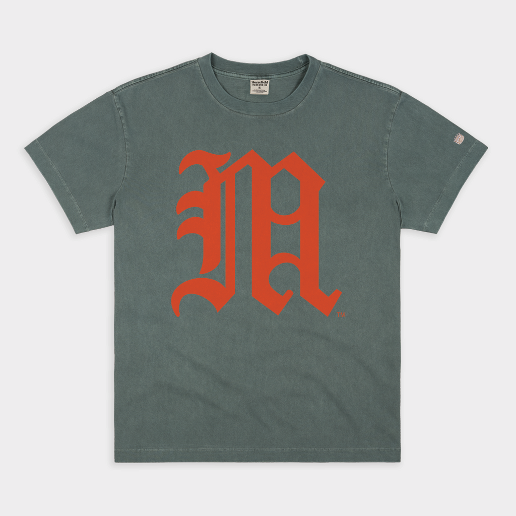 U of M Baseball Vintage Heavyweight Tee Style001