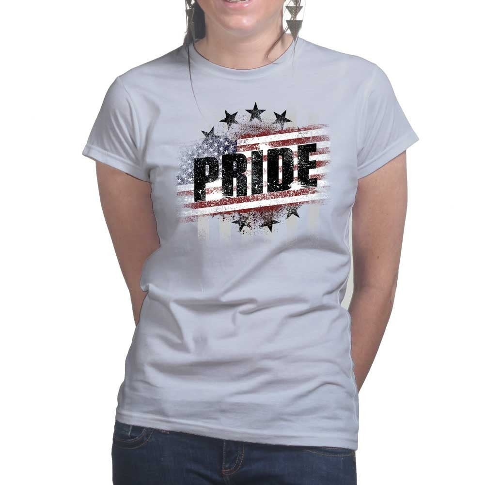 Ladies American Pride T-shirt Style001