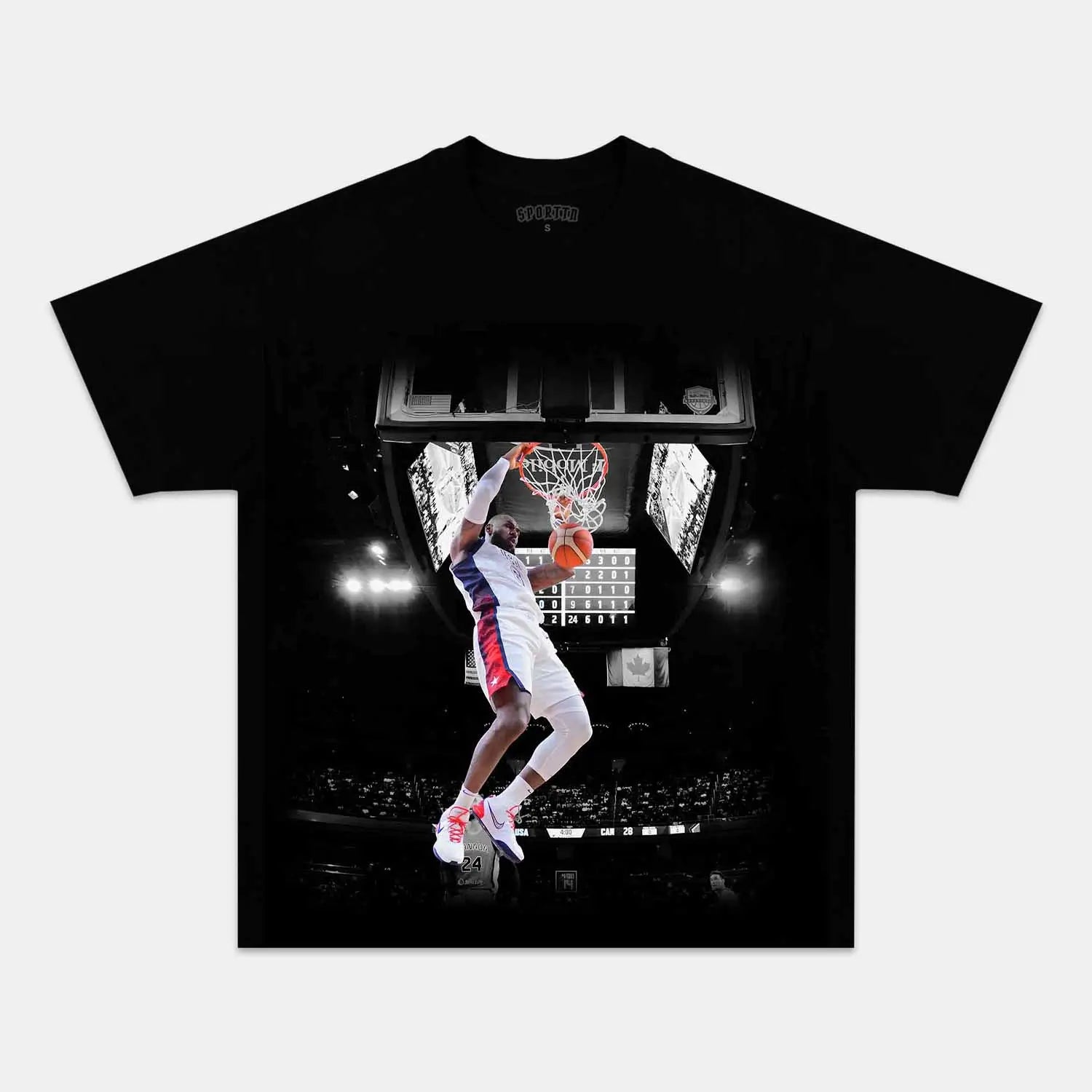USA TEAM-LEBRON JAMES 7.13 VINTAGE TEE