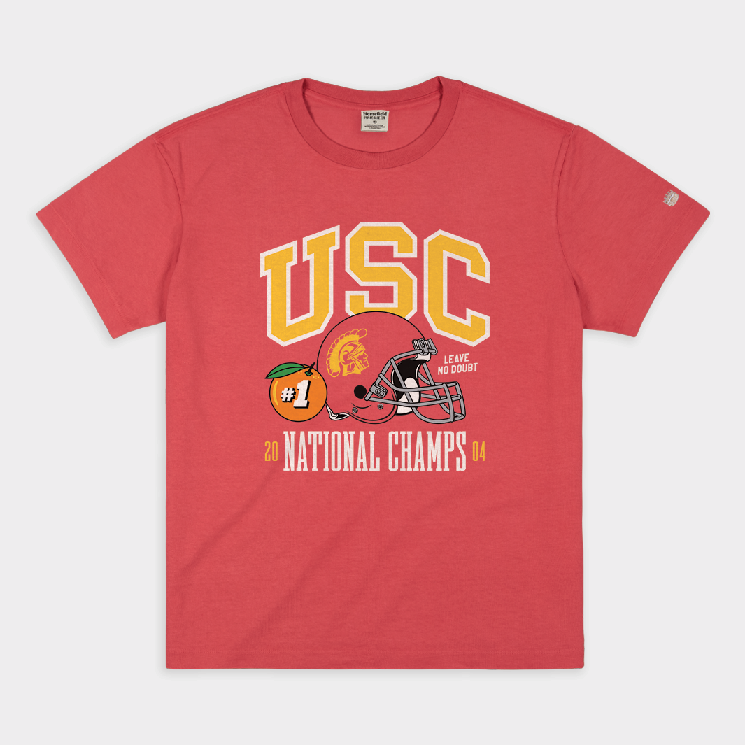 USC 2004 Retro National Champs Vintage Heavyweight Tee