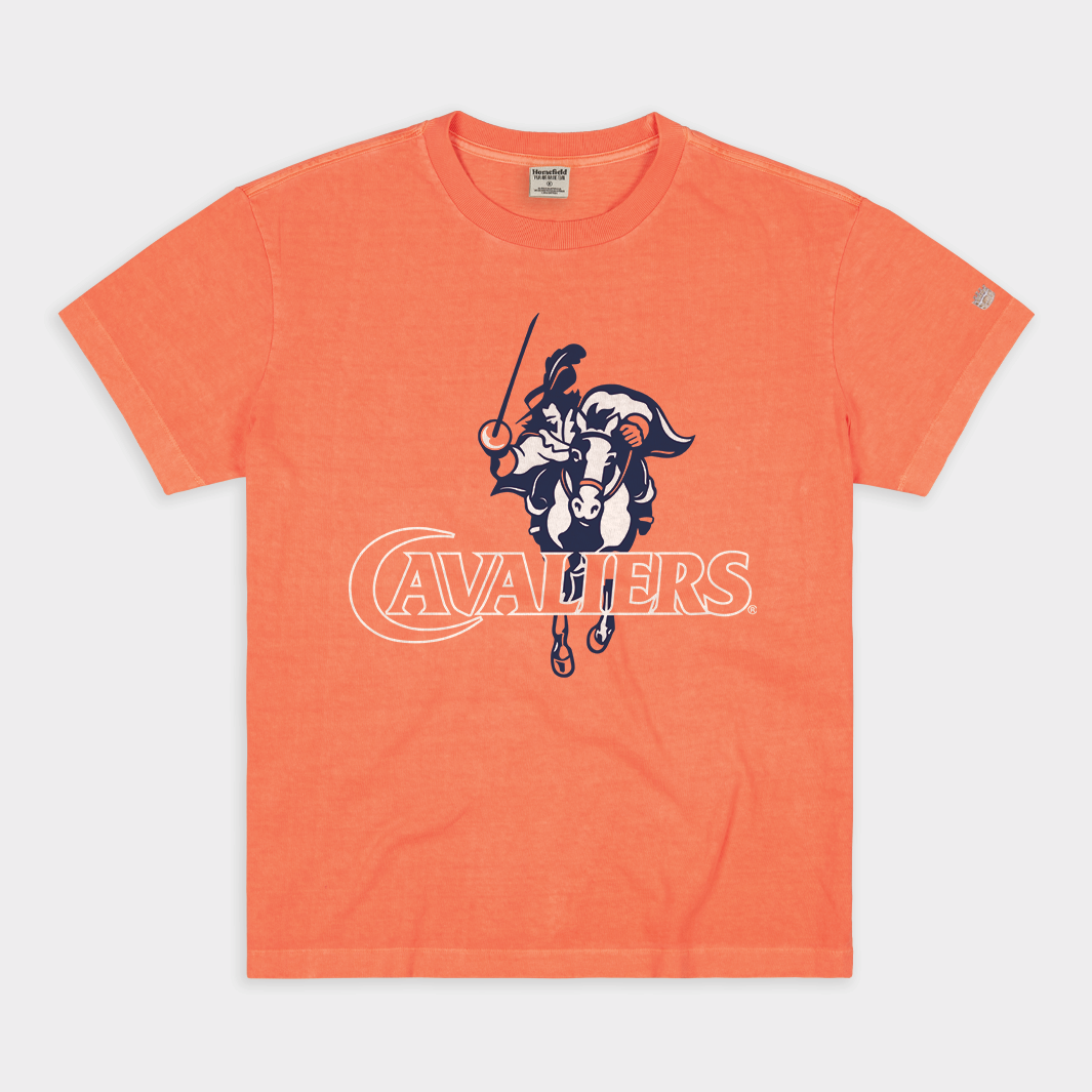 Retro Virginia Cavaliers Logo Vintage Heavyweight Tee